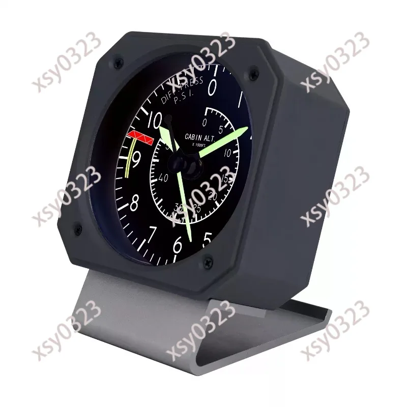 

Boeing Metal Aviation Style Desk Clock Flight Instrument Simulation Design for Home Decor