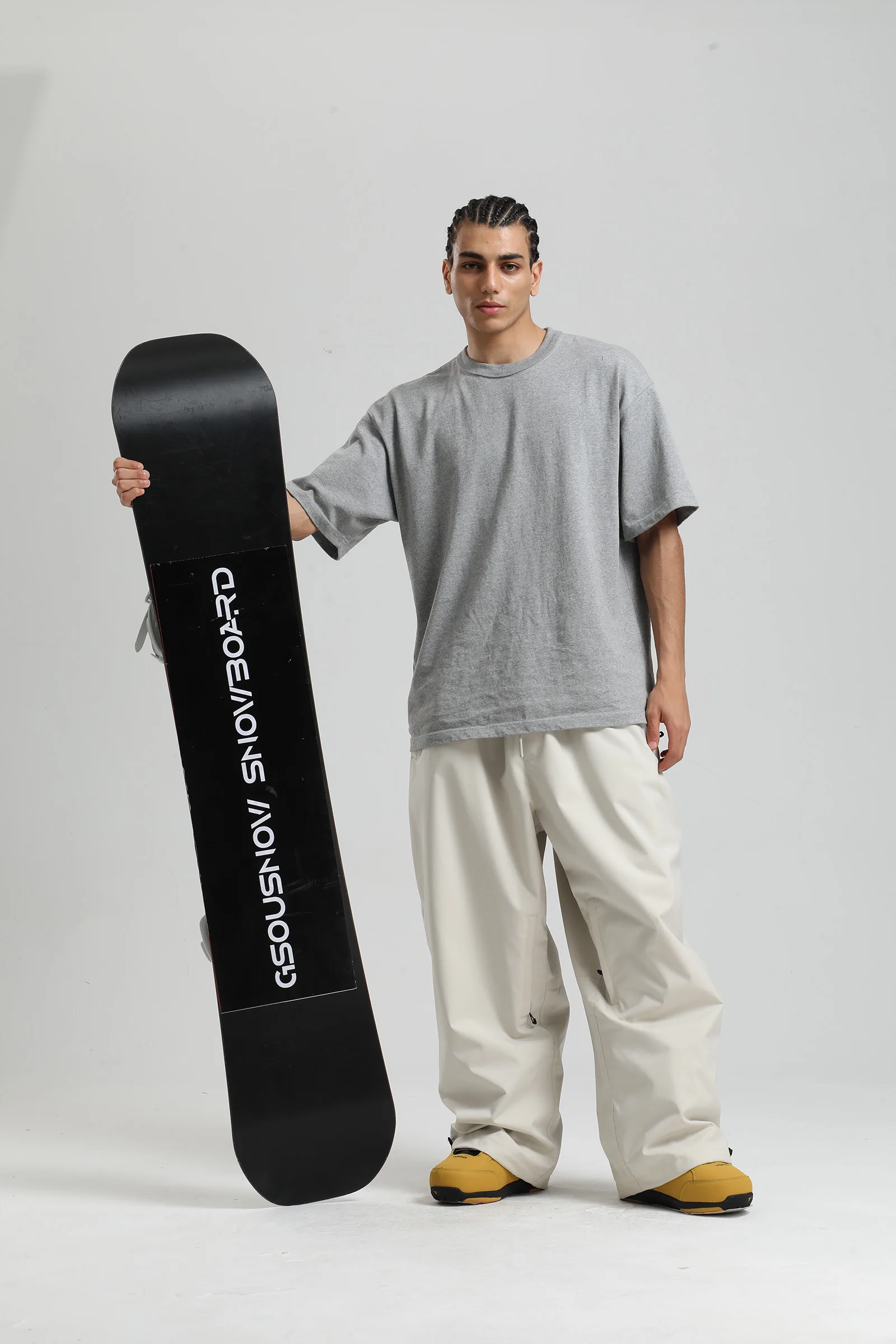 Gsou Snow 2025, Unisex-Cargohose mit lockerer Passform – wasserdichte, winddichte Snowboardhose für Damen und Herren, Winter-Schneeausrüstung – Detail 25
