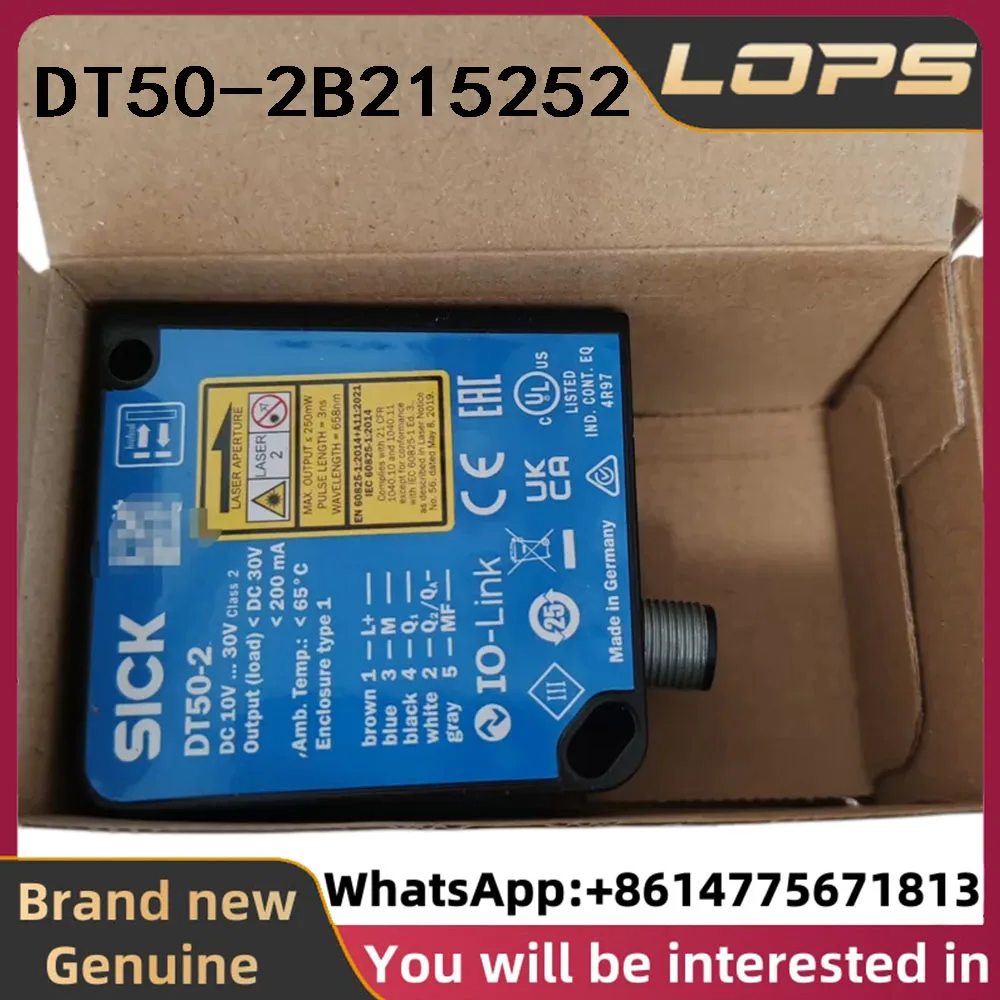 DT50-2B215252 Brand new original SICK Laser distance sensor, Item number 1065661 in stock, welcome to consult