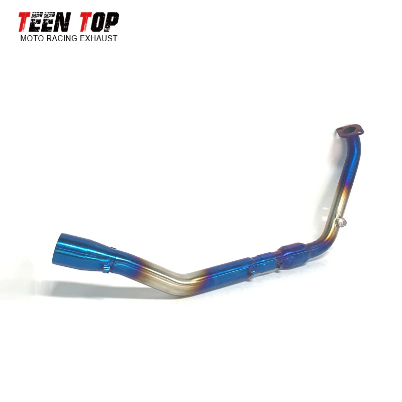 For Yamaha R125 R15 V3 MT125 Exhaust Header YZF-R15 Exhuast Pipe 51mm Front Link Pipe YZF-R125 Escape Moto Elbow Oxygen Sensor