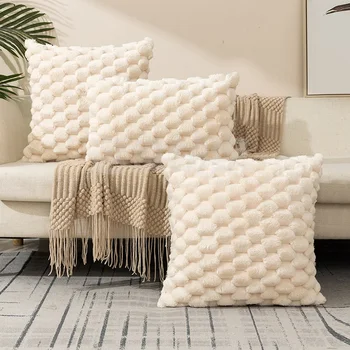 Snowflake Velvet Pillow Cover 5