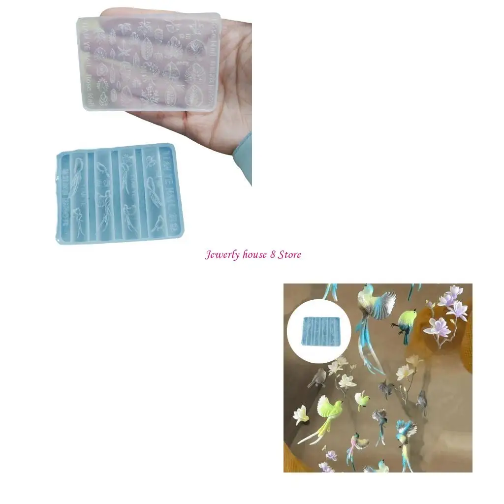

Bird Decorative Mold Silicone Texture for Various Types