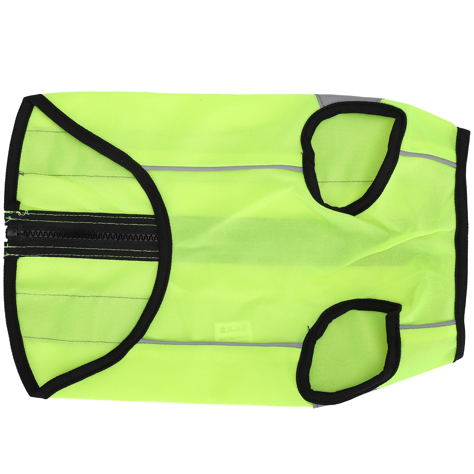 Pet Night Safety Clothing Glowing Jacket Lightweight Reflective Vest Zipper For Dogs Fluorescence