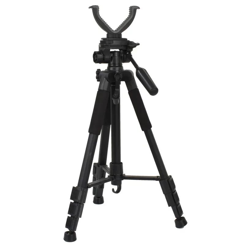 Outdoor Telescopic Tripod Hunting Accessories For Hunting Shooting Stick Rack Aluminum V-Yoke Shooting Rack Universal Camera