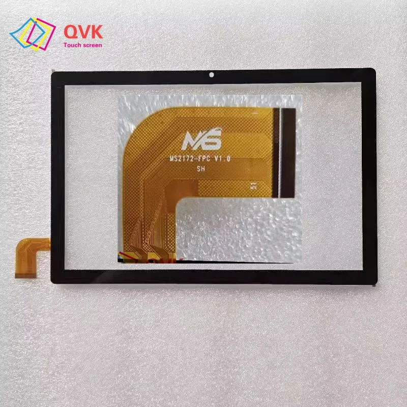 

Черный 10,1-дюймовый емкостный сенсорный экран-дигитайзер для планшета P/N MS2172-FPC V1.0, внешняя стеклянная панель MS2172 FPC