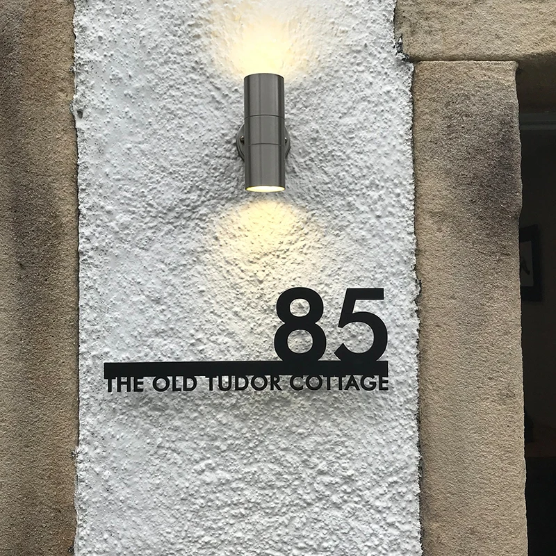 

Дверная табличка, настенное искусство, изготовленная на заказ современная плавающая табличка с номером дома, 5 мм, акриловая вывеска с буквами, уличное имя, адресная табличка, уличная