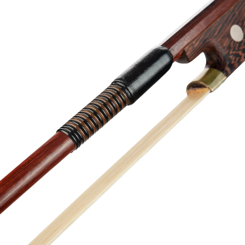 Mugig 4/4 3/4 1/2 1/4 1/8 Double Bass Bow French Style Upright Brazilwood Bow Durable Double Bass Bow