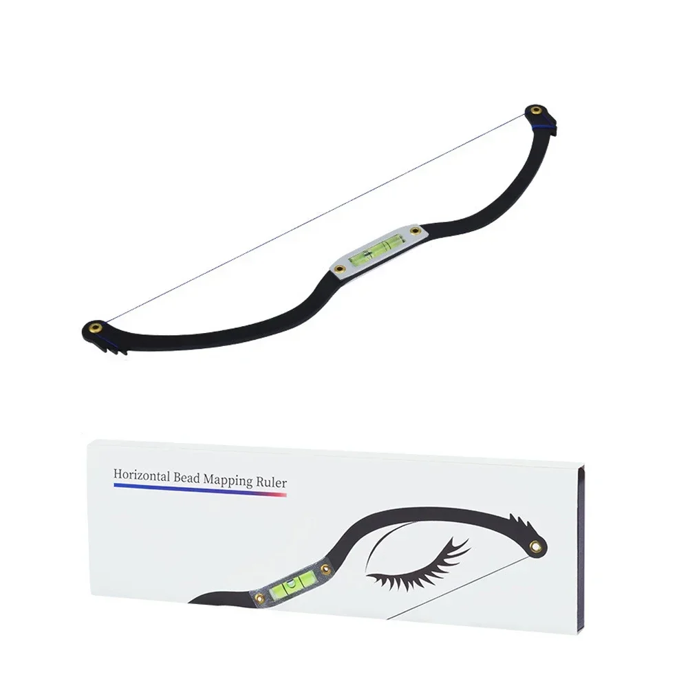 

1pcs Microblading Permanent Makeup Bow & Arrow Line Ruler Measuring Eyebrow Mapping Rope Pre Ink Pmu Tattoo for Tattoo Mapping