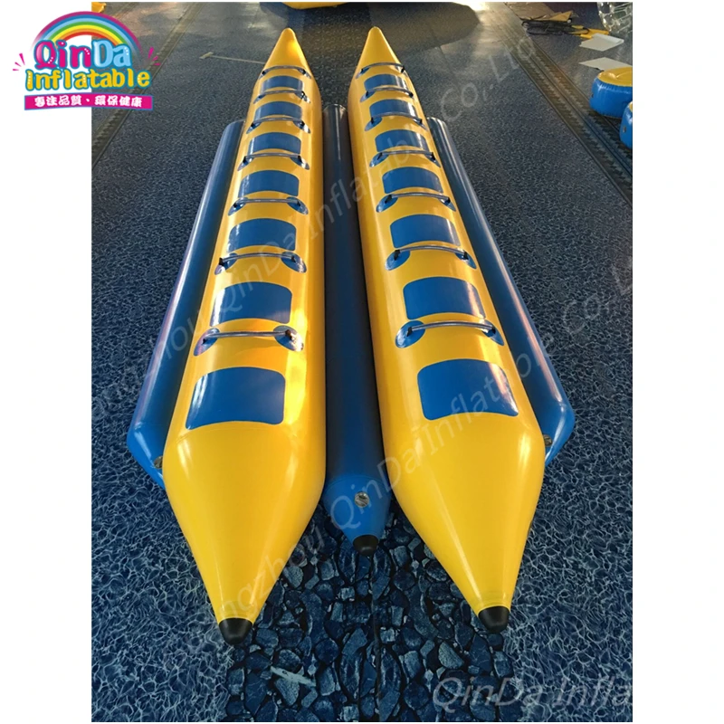 

Giant 0.9Mm PVC Inflatable Banana Kayak Boat,Double Fishing Sport Jet Boat,Flying Towables Banana Boat For 16 Persons