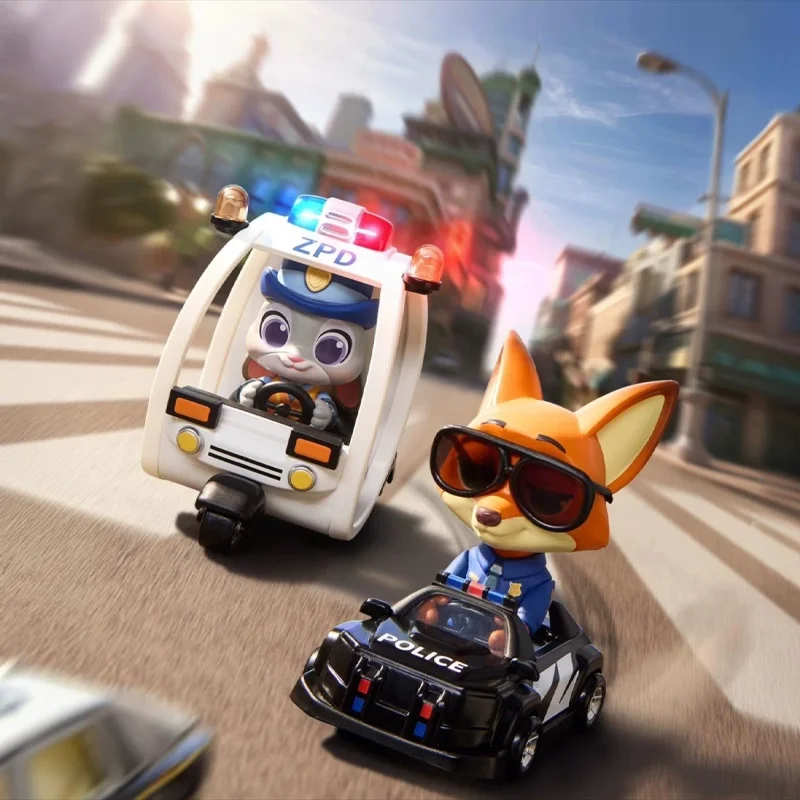 الجديد في المخزون Zootopia 2 صعود غير الماماليين أنيمي الشكل جودي هوبس نيك وايلد لطيف دمية سبيكة نموذج سيارة لعب الاطفال هدية