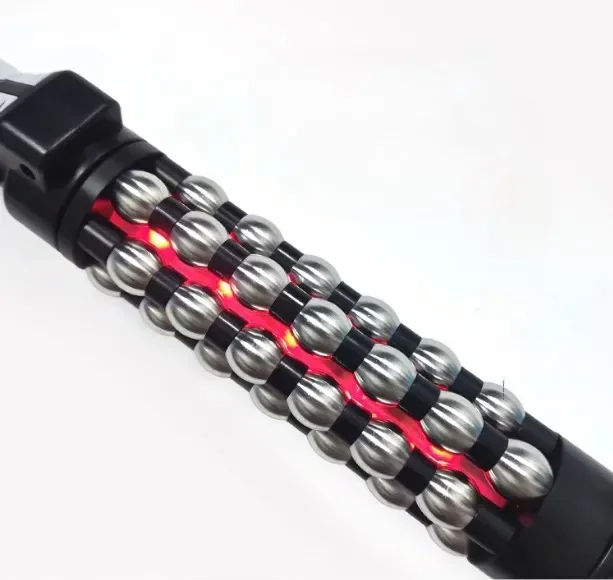 Electric Handle Heater Massager Vibrating Rolling Heating Meridian Pressotherapy Infrared Back Massage Machine