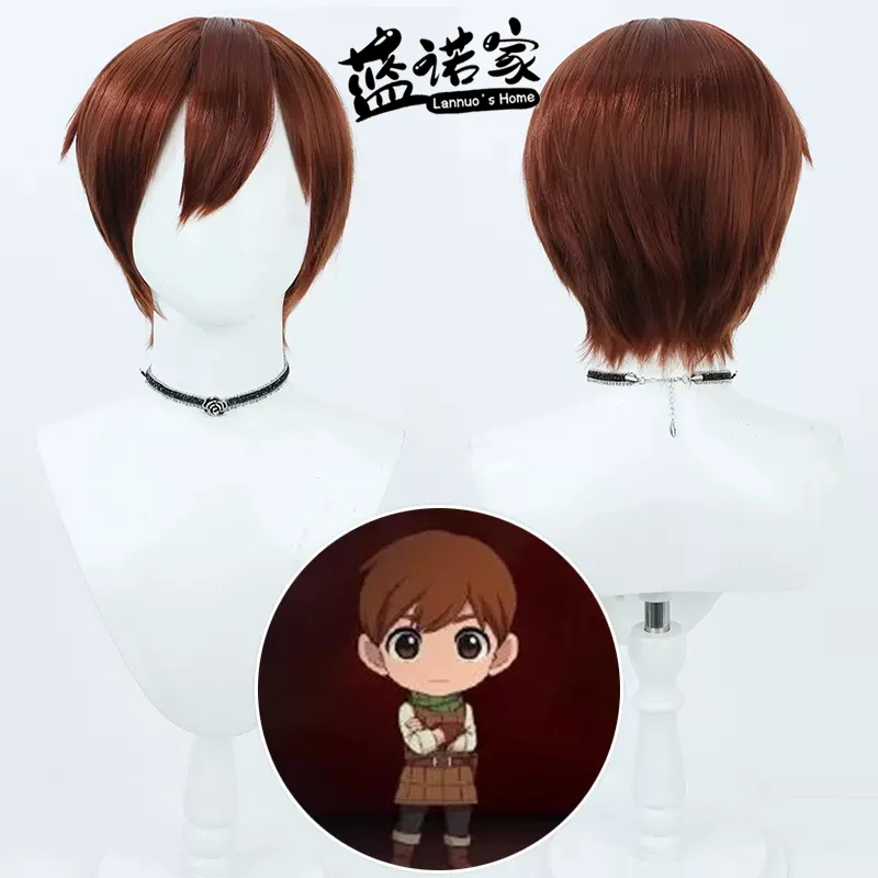 Anime Delicious in Dungeon Chilchack Cosplay Wig Halloween Carnival Party Props Synthetic Hair Heat Resistant Fiber + Wig Cap