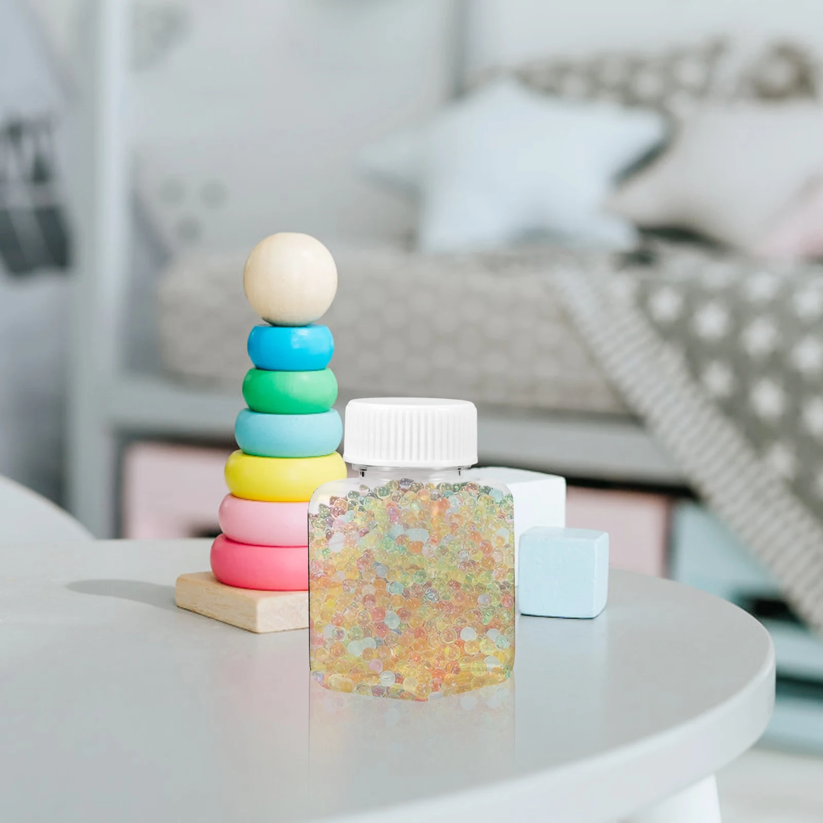 

10 Pcs Reloading Bottle Jars with Lids Refill Plastic Bottles Reusable Small Mini Subpackage Beads Empty Lotion Tubes