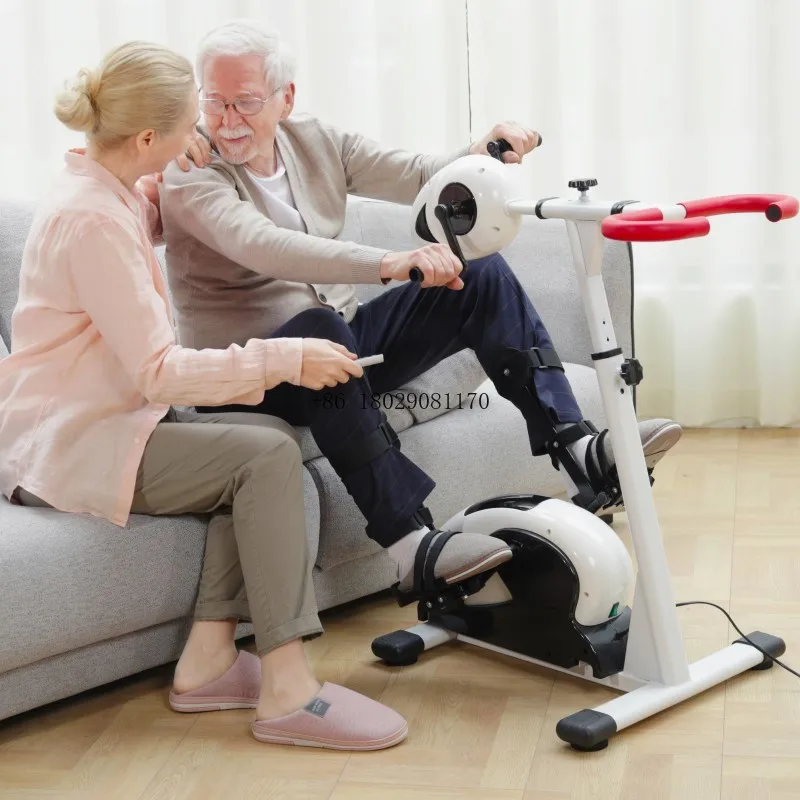 

Automatic Physiotherapy Pedal Exerciser Arm and Leg Pedal Exercise Bike Cerebral Stroke Physical Therapy Rehabilitation