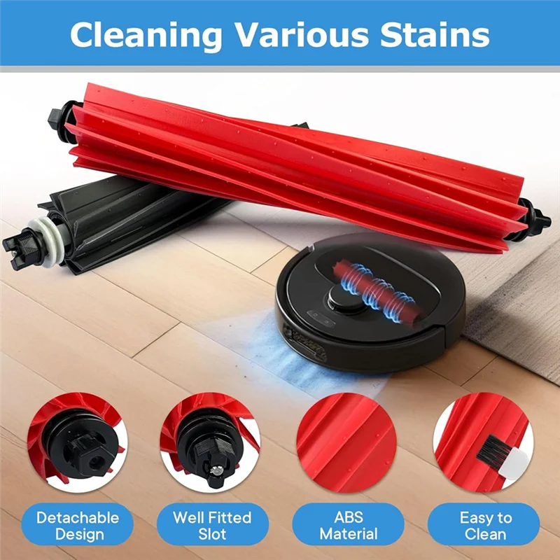 A01V-メインブラシ交換用 Roborock Q5 Max+、Q8 Max/Q8 Max+、Q5 Pro/Q5 Pro+、S8、S8+、S8 Pro Ultra 真空部品用