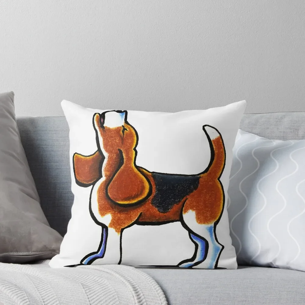 

Tricolor Beagle Bay Throw Pillow