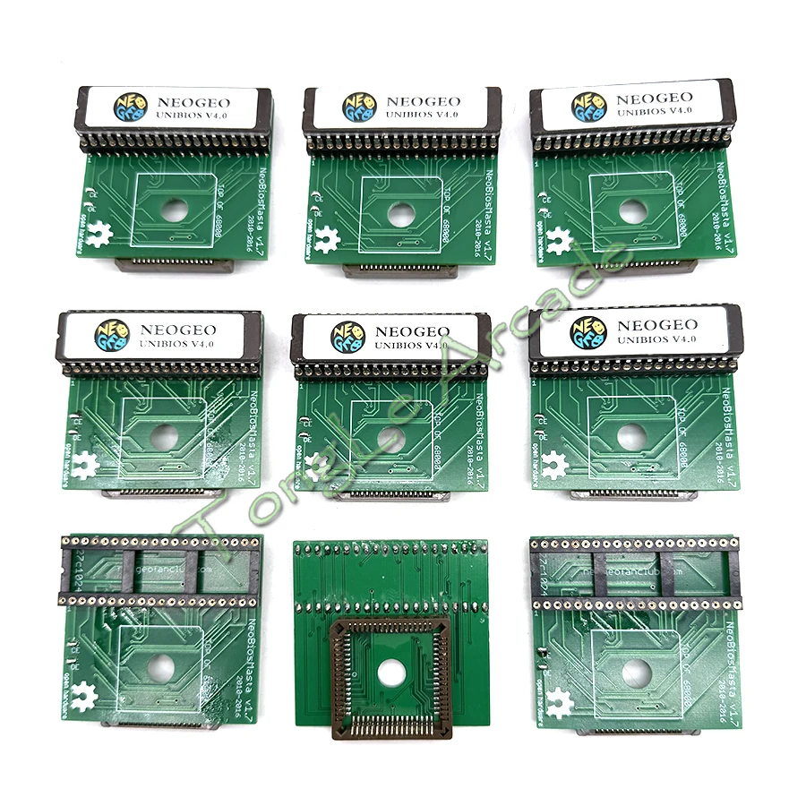 Deck / Unibios Version 4.0 Chip Arcade Game Board Machine Accessories for NeoGeo AES MVS Used In MV1FZ/B/C Motherboard Parts