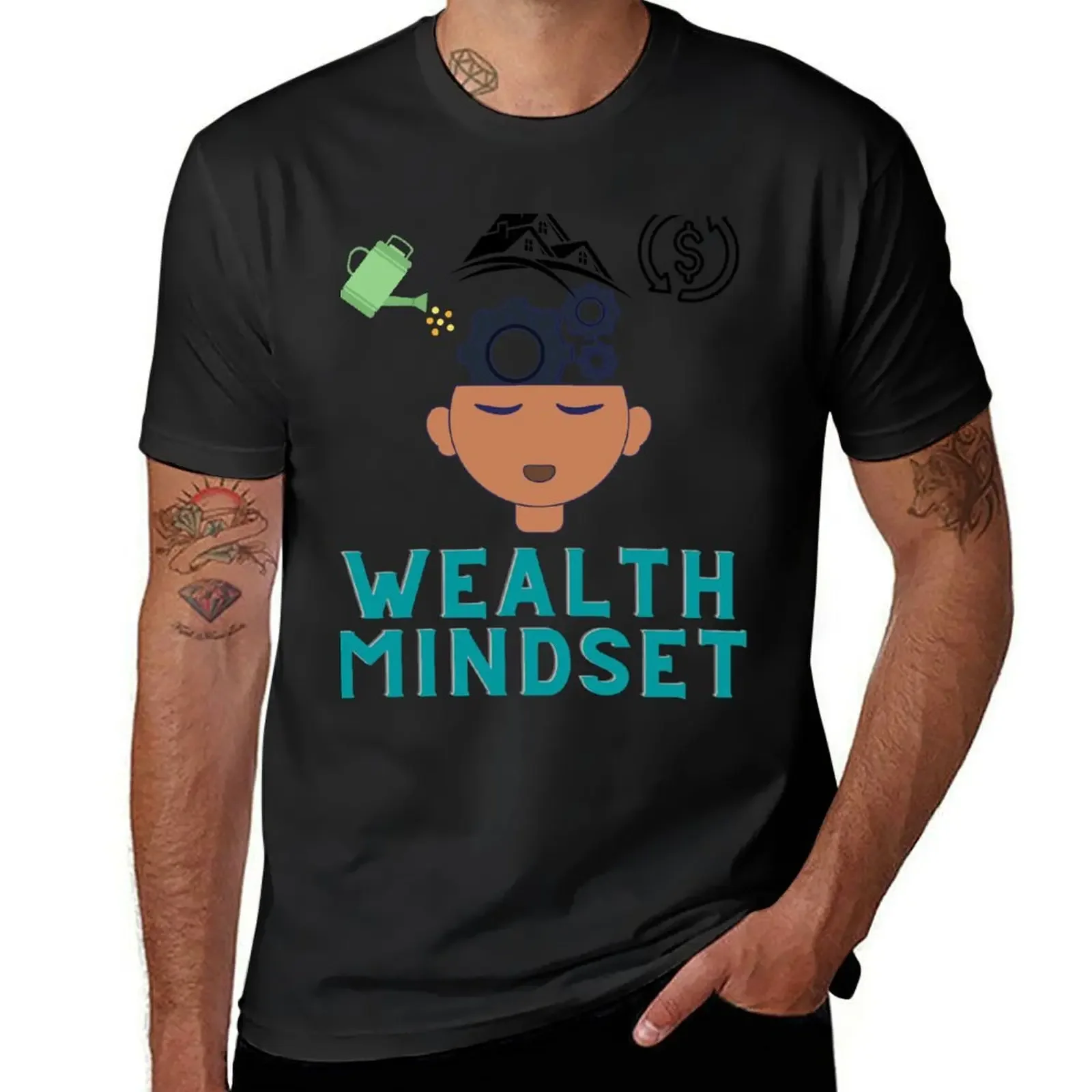 Build Your Wealth Mindset T-Shirt graphic t shirts sweat anime t shirts shirts men graphic