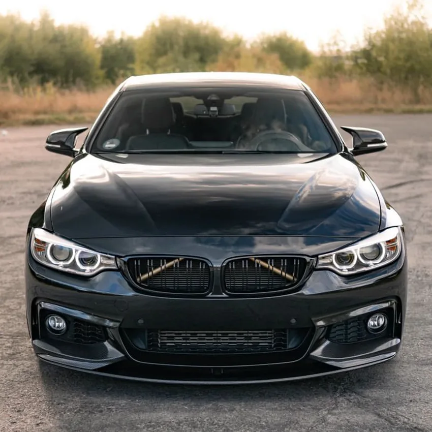 

For BMW F32 F33 F36 4 Series 420i 425i 430i 440i M440i 420d 2014-2020 M-Sport Front Bumper Splitter Diffuser Cover Spoiler Lip
