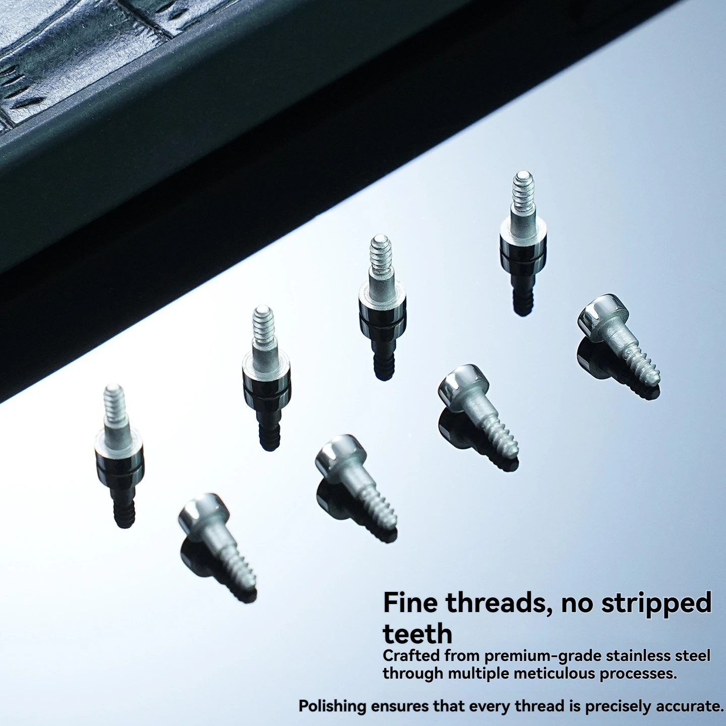 For Casio G-SHOCK GM-2100, GM-110, and GM-5600: Side Case Screws and Dial Mounting Screws—Small Replacement Parts for Repair