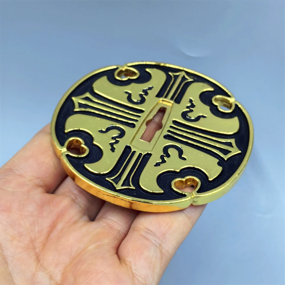 Very Beautiful Alloy Tsuba Guard Accessories For Japan Sword Samurai Katana Careved Handle DIY Fittings