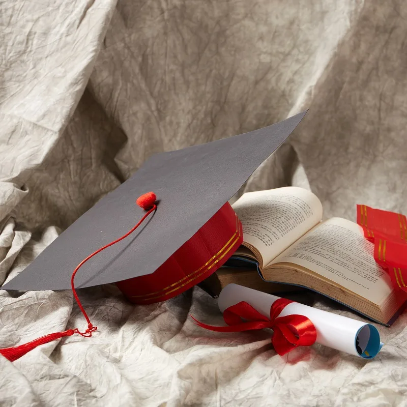 Graduation Season DIY Doctor Hat Making Materials Creative Handmade Children's Bachelor Cap for Boys And Girls Kindergarten