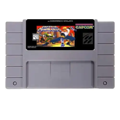 Nueva llegada Capitán Commando NTSC versión 16 Bit 46 pines tarjeta de juego gris grande para jugadores de EE. UU.