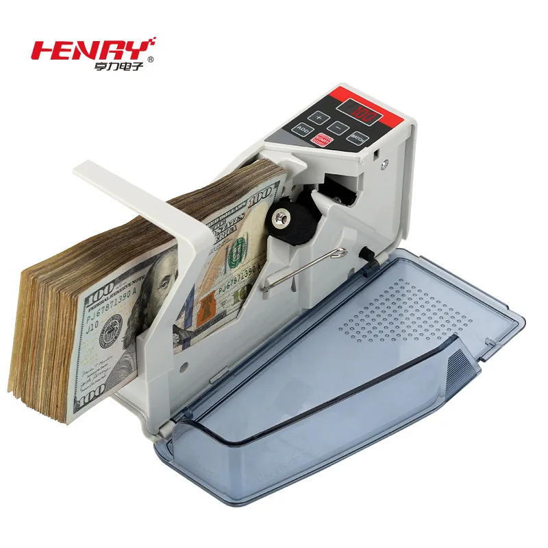 V40 Portable Small Banknote Counting Machine Cash Register Available Battery Can Also Be Plugged In Banknote Counting Commercial