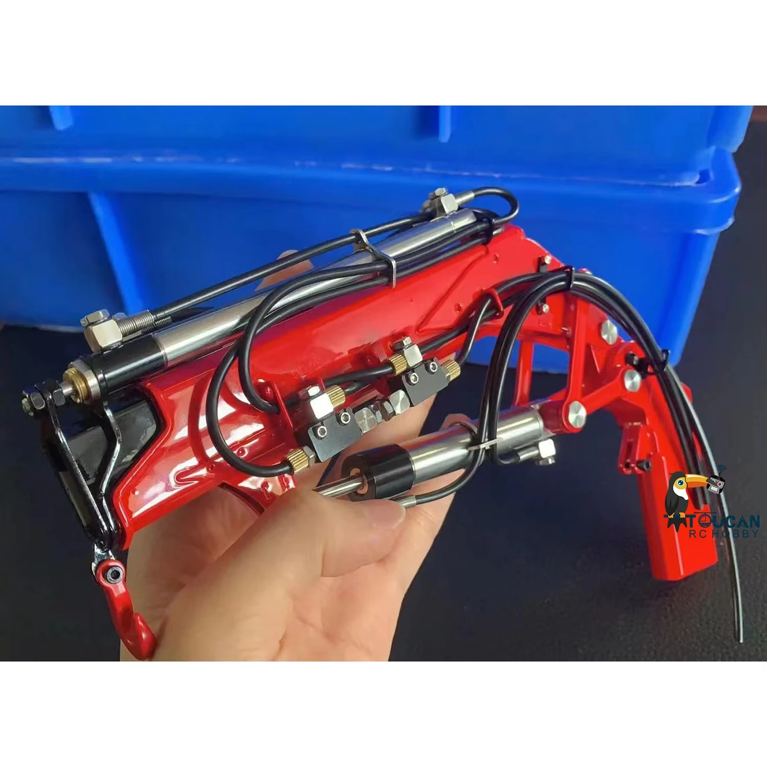 LESU Metal Fly Jib Arm Crane RTR for 1/14 RC Hydraulic Dumper Car Truck DIY Model Upgraded Part Painted Assembled Model Part