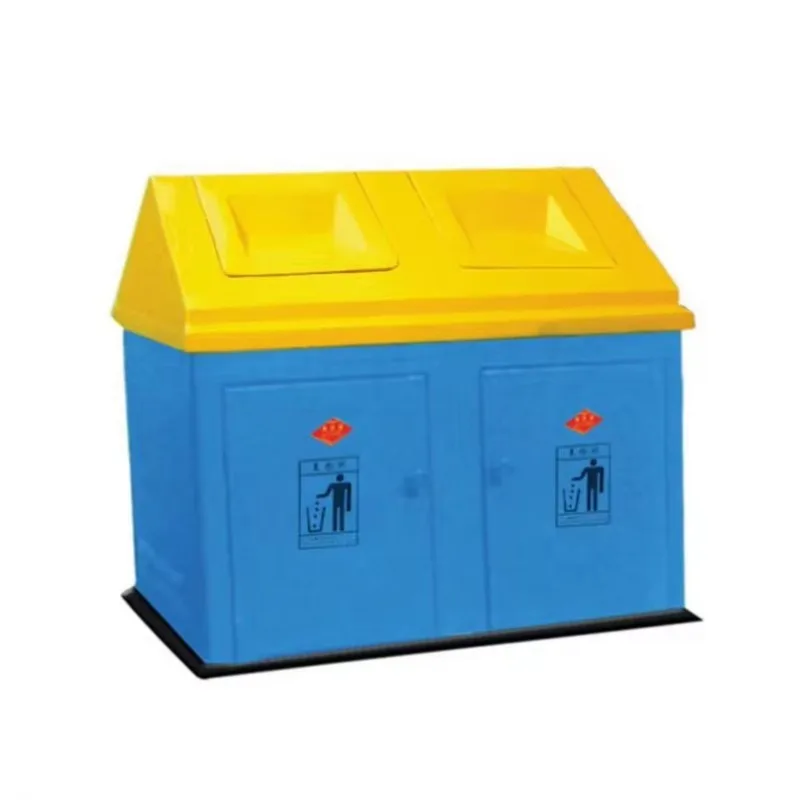 Durable Vertical Fiberglass Trash Can with Funny Cartoon Animal Design Art Park Landscape Decoration for Public Trash Can