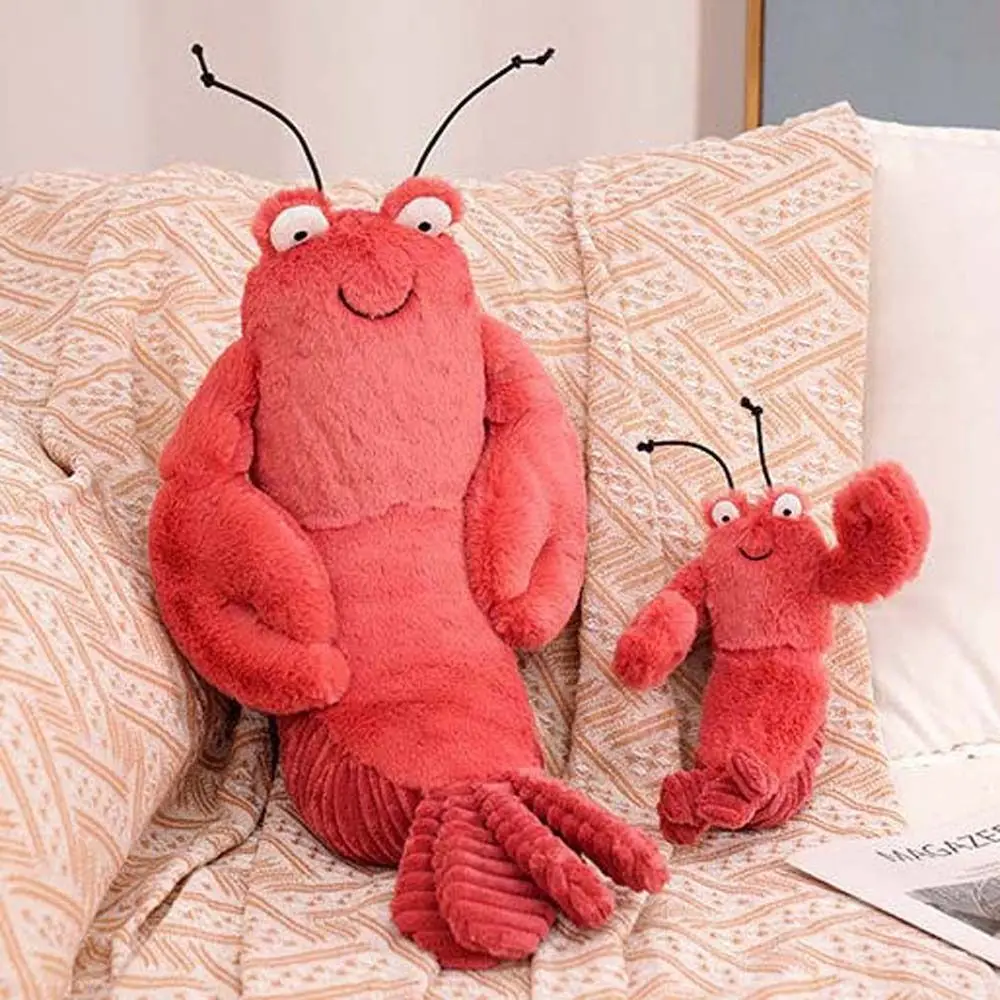 Shrimp Stuffed Animal Lobster Simulation Sea Animal Funny Doll Plush Pillow Stuffed Toys Crab Plush Doll Lobster Plush Toy