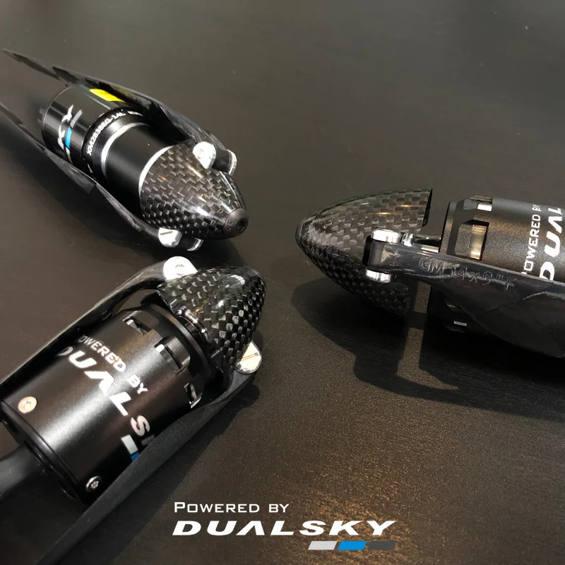 Dualsky XM3850EG Brushless Motor Outrunner Iinrunner(w/ housing) Motors, Rear Wire Outlet. For 2400g-3000g Glider Aircraft