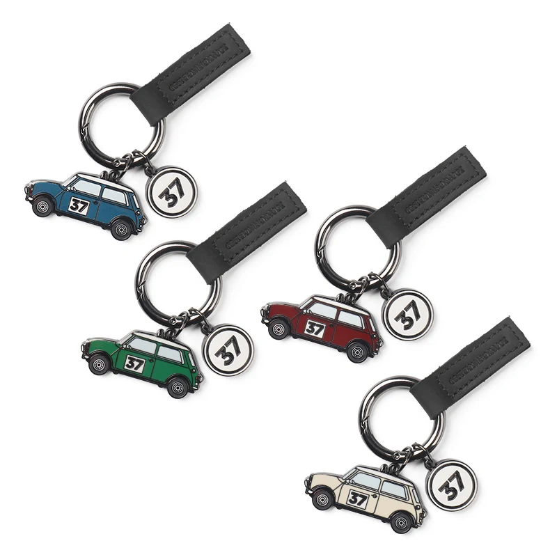 2024 NEW Keyring Pendant For BMW Mini Cooper Accessories Car Model KeyChain Ring Holder Mini Cooper 37 Edition BMW Key Chain