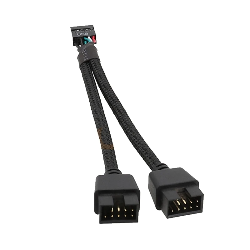 Moederbord USB 2.0 9pin Header 1 naar 2 Extension Hub Splitter Adapter Converter