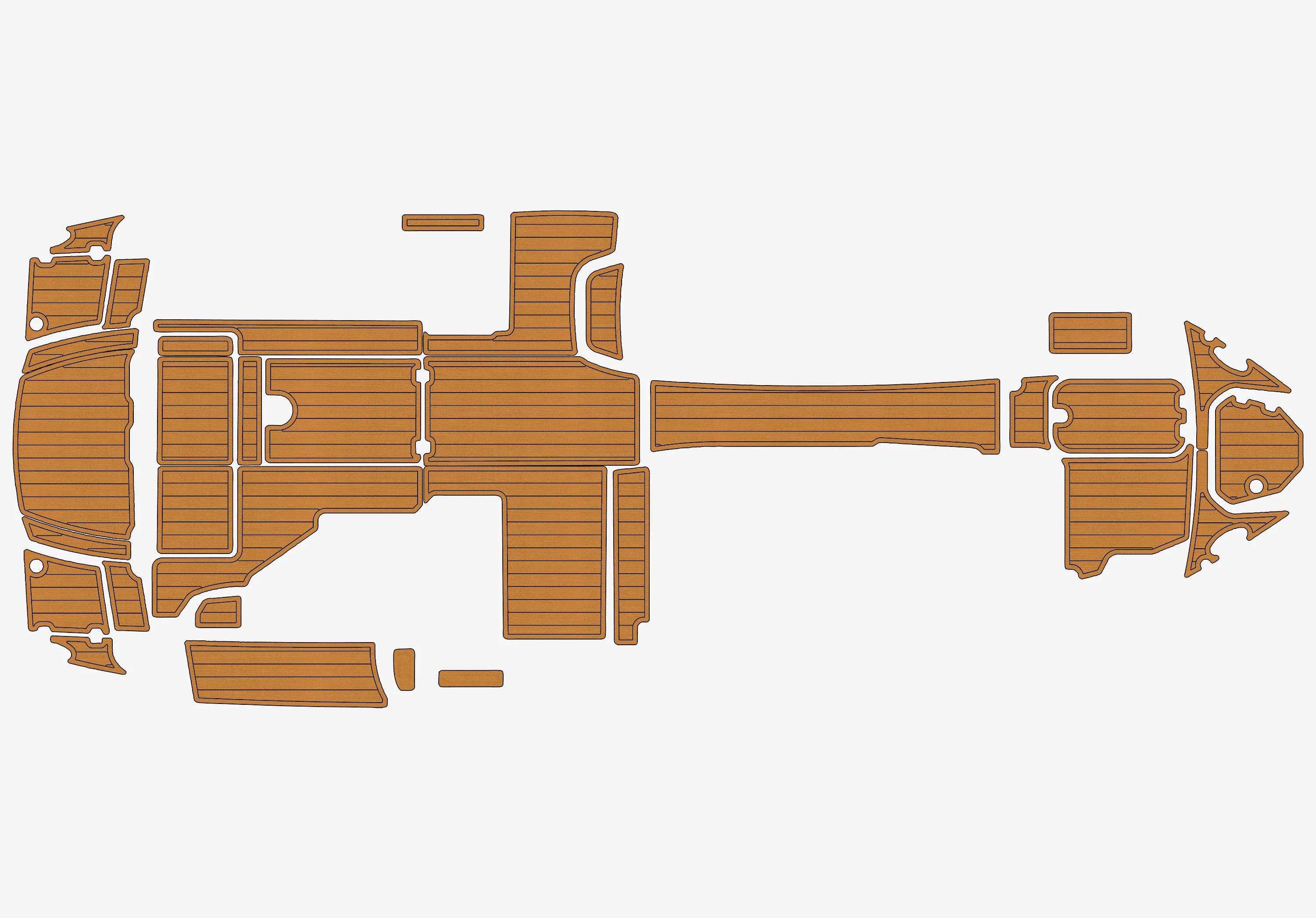 

Anti-Skid EVA Faux Self-Adhesive 6mm Boat Decking Pad for 2011-2015 Chaparral 327 SSX Axius Yacht Cockpit Durable Marine Floor