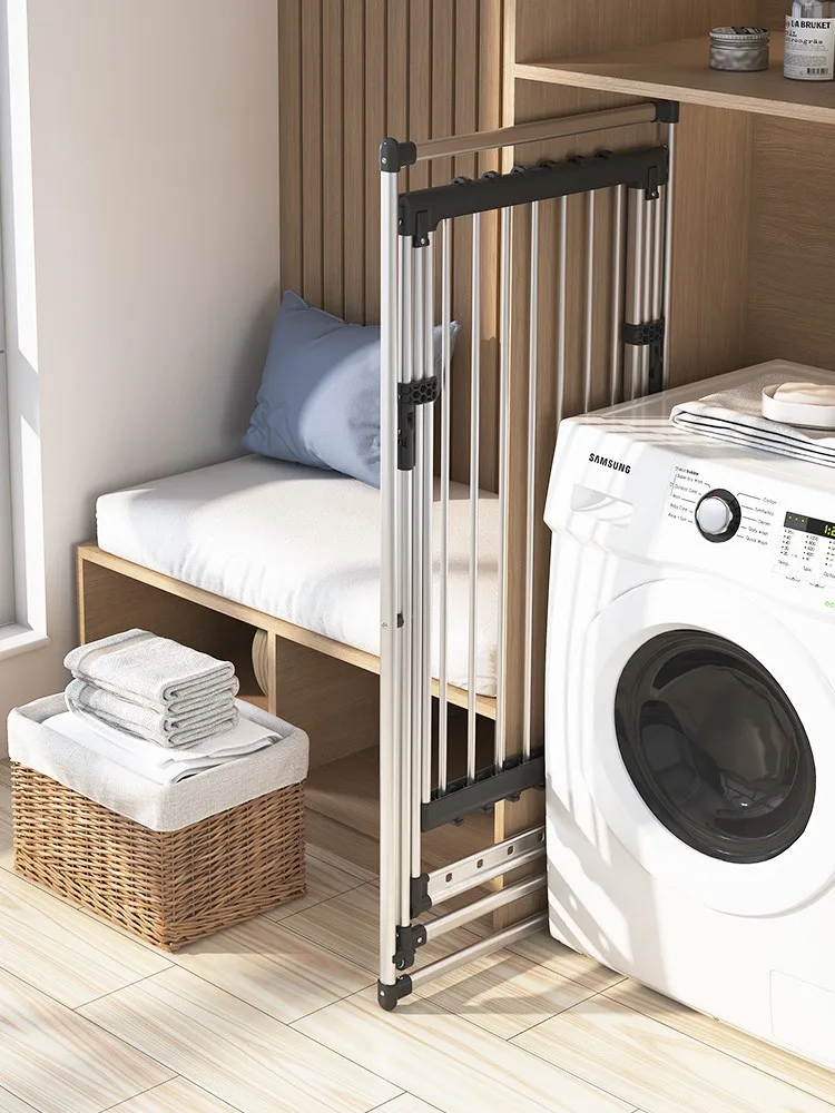 Electric Folding Clothes Drying Rack with Intelligent Heating Smart Laundry Equipment for Home Balcony Indoor Clothes Dryer