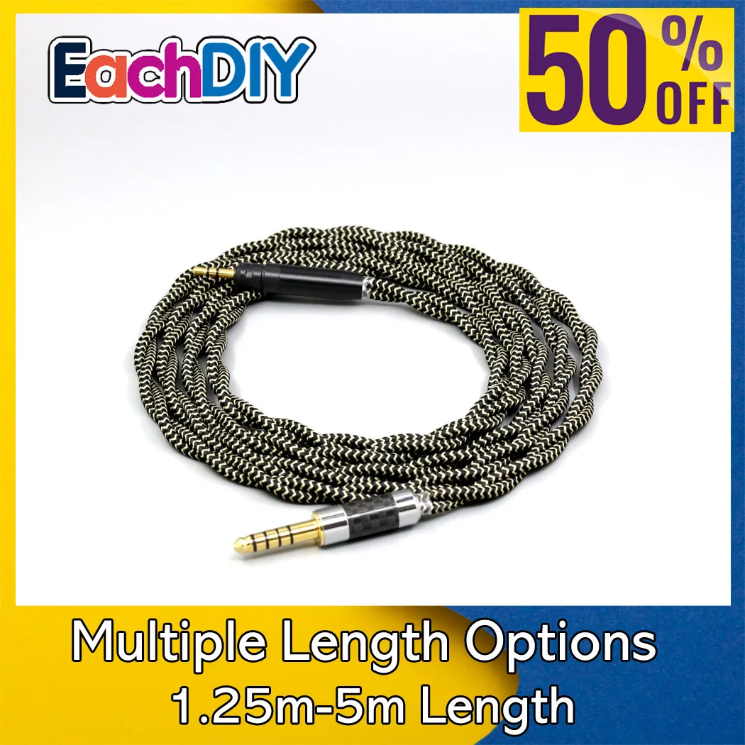 

2 Core 2.8mm Litz OFC Earphone Braided Sleeve Cable For Ultrasone Performance 820 880 Signature MASTER MkII DXP PRO 8973