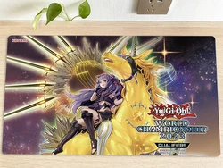 YuGiOh Table Playmat Knightmare Unicorn TCG CCG Mat Trading Card Game Mat Mouse Pad Gaming Play Mat Free Bag