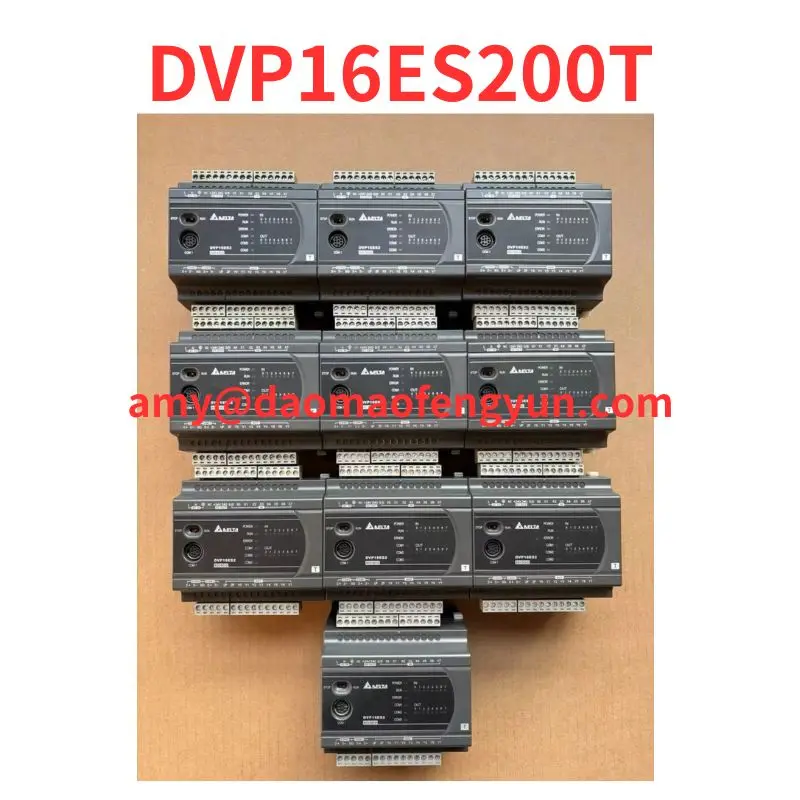 Used DVP16ES200T Delta PLC module in good working condition