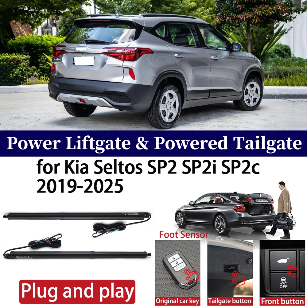 

for Kia Seltos SP2 SP2i SP2c 2019-2025 Car Auto Power Electric Tailgate Liftgate Lift Trunk Closer System Boot Lift Motor Kit