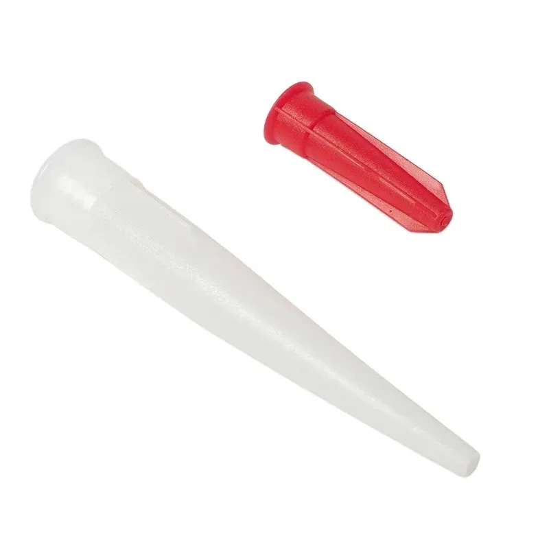 10Pcs Spare Silicone Nozzle Sealant Tool Kit Re-sealable Mastic Cartridge Spare Nozzles Screw Cover For Caulking Pipes 2025
