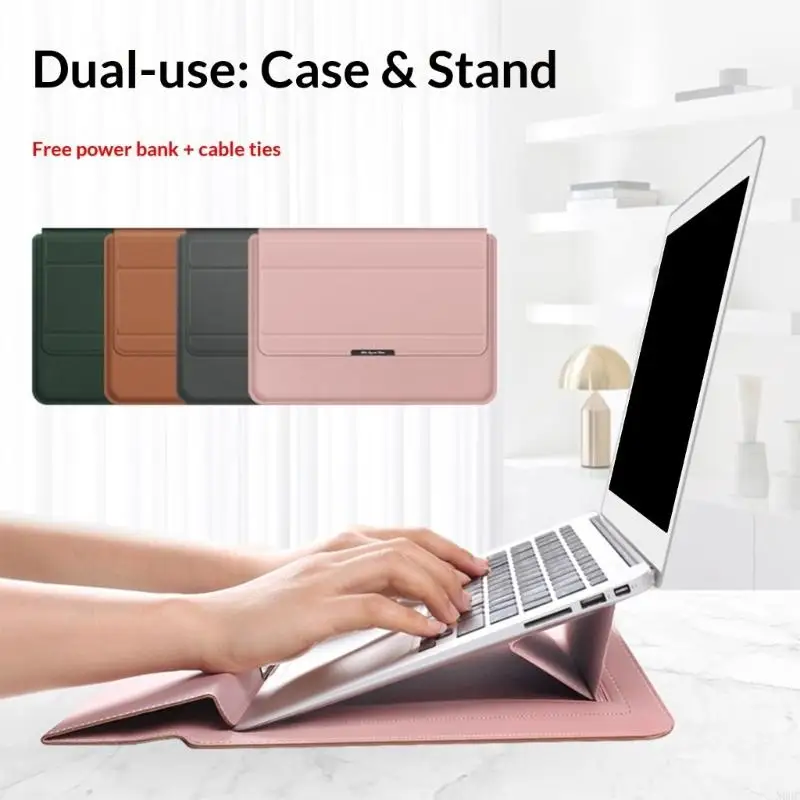 Protective Laptop Sleeve Case Closure Stand Included Notebook Accessory N0HC