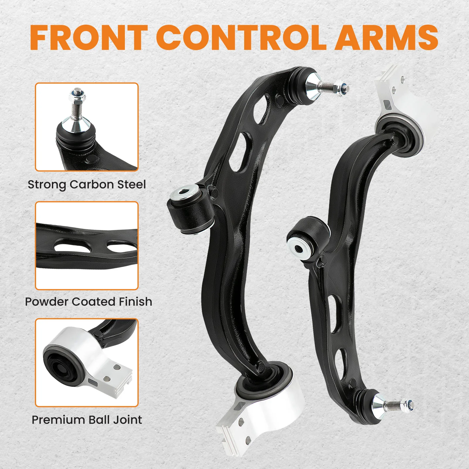 2x Front Lower Control Arms w/ Ball Joints for Ford Taurus Flex Lincoln MKS V6