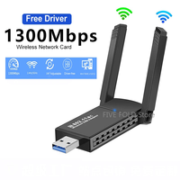 1300M wireless network card driver-free Gigabit dual-band desktop usb receiver transmitter wireless WiFi network card