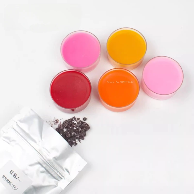 5g/10g of Handmade Candle Colour Powder Block Pigment DIY Handwork Making Creative Aromatherapy Candle/wax Sheet Dyeing Agent