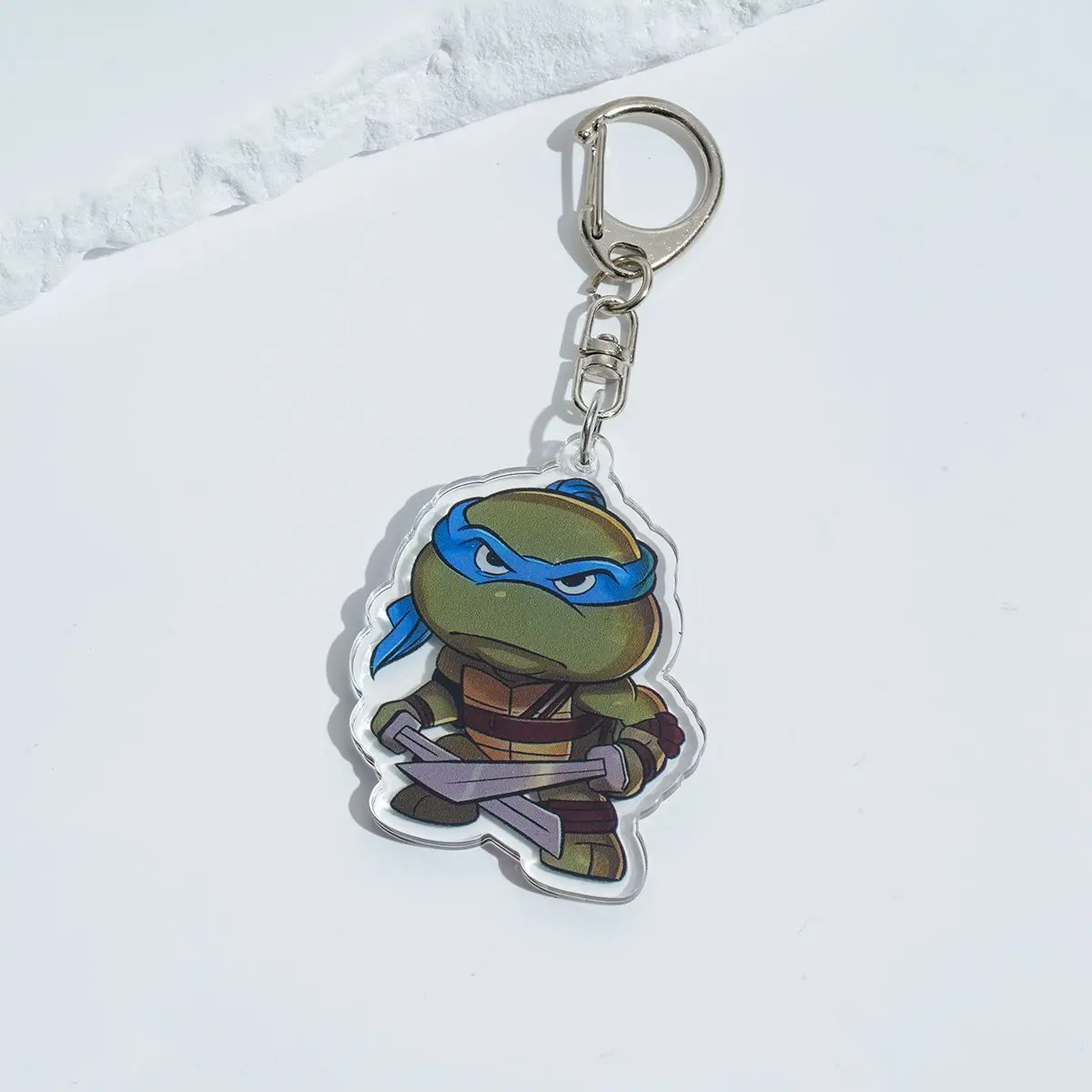 Acrylic Cartoon Anime Pendant Keychains Holder Car Key Chain Key Ring Phone Bag Hanging Jewelry Gifts Accessories Ninja Turtles