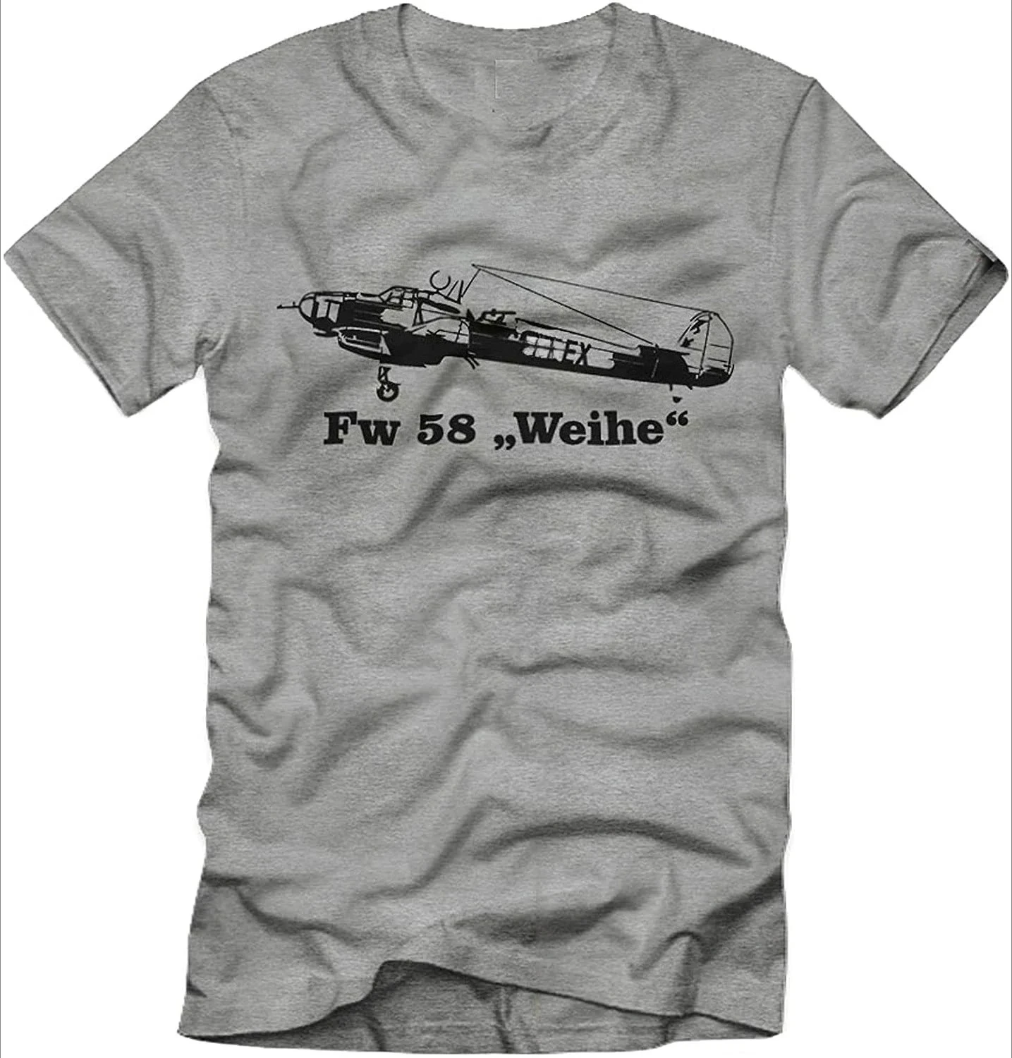 Air Force FW 58 Multipurpose Aircraft T-Shirt. Summer Cotton Short Sleeve O-Neck Mens T Shirt New S-3XL