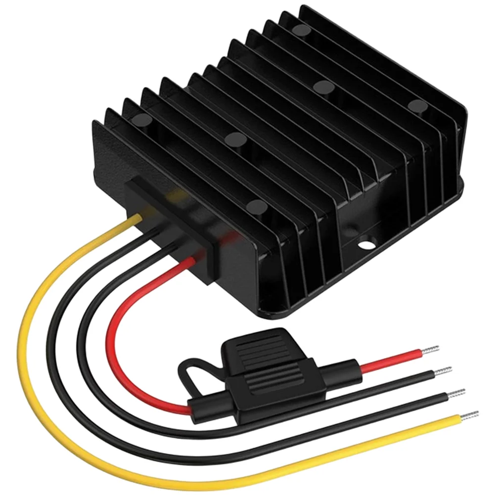 Power Module Voltage Regulator 12V To 24V DC Boost Converter 12A Waterproof Power Supply Module With Fuse