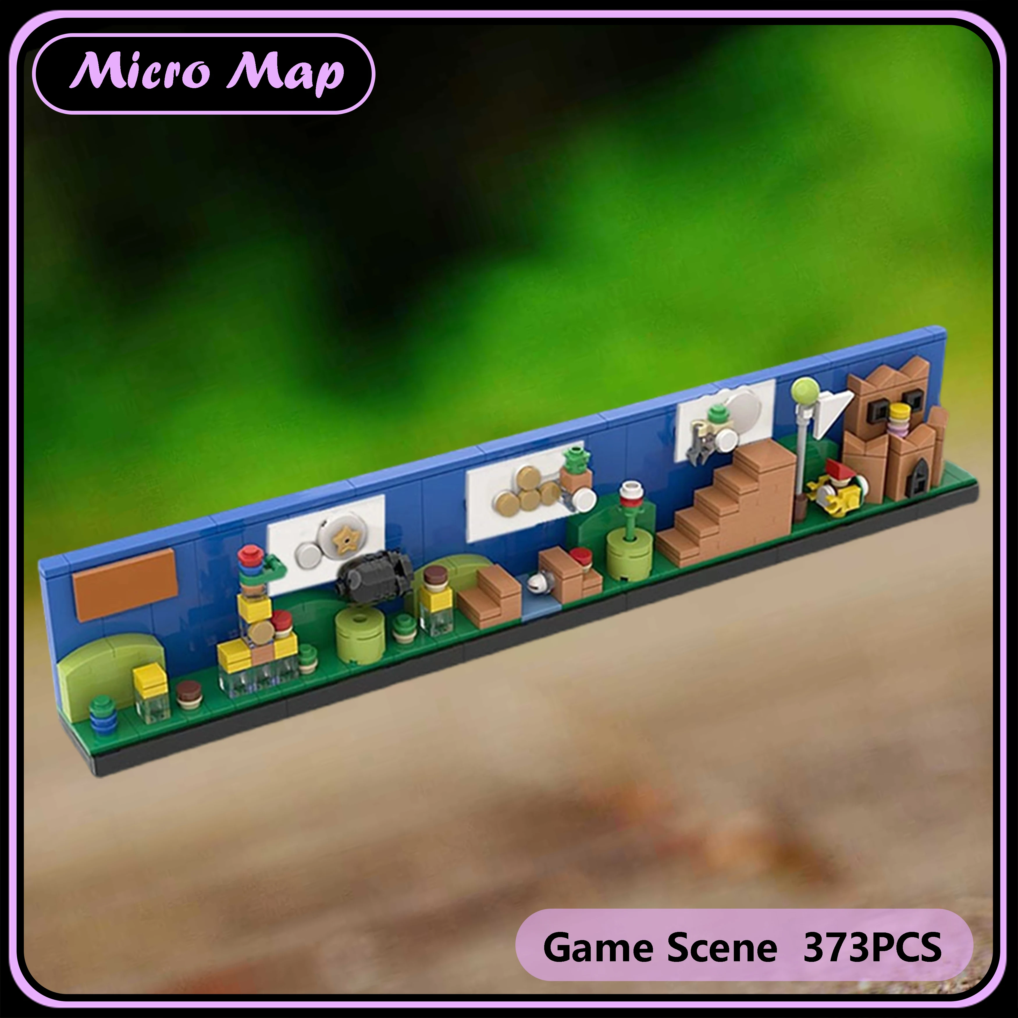 

Карта Micro MOC, классические игровые сцены, строительные блоки, комплект модели уровня «сделай сам», креативный Skyline Display, кирпичи, модель, подарок, рождественские подарки