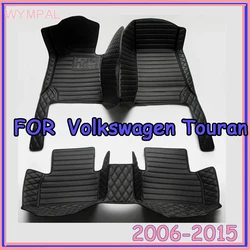 Car Floor Mats For Volkswagen Touran 5/7-Seat 2006 2007 2008 2009 2010 2011 2012 2013 2014 2015 Car Trunk Mat Carpet Cover